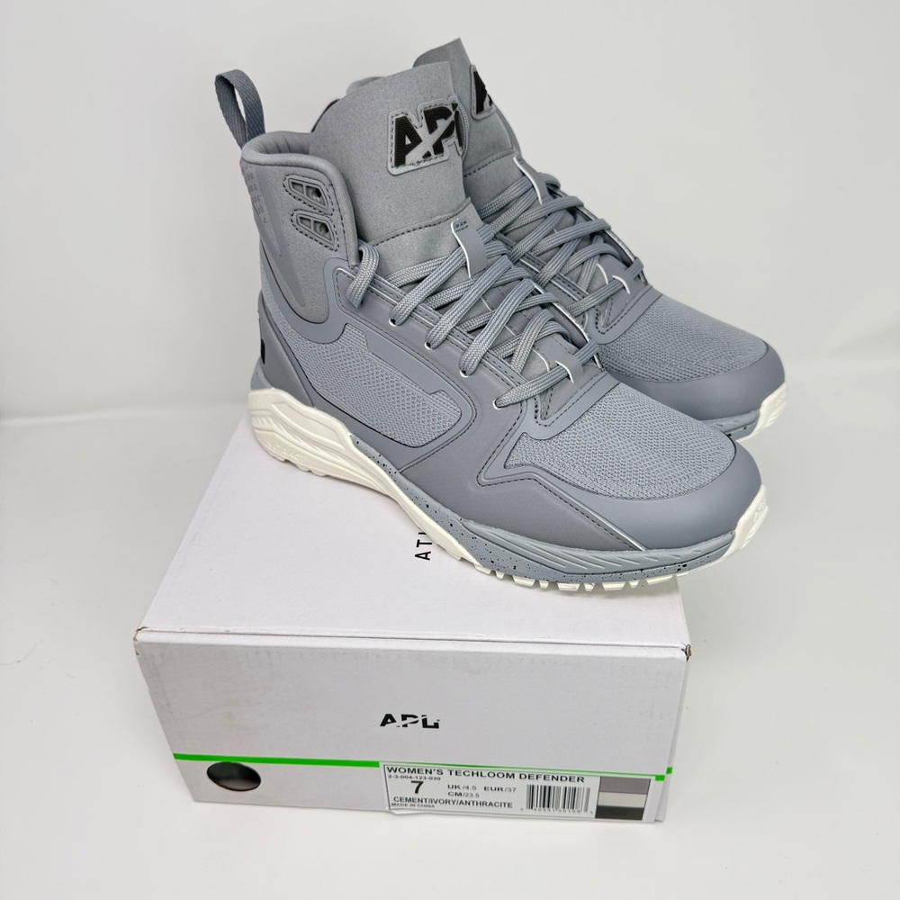 APL Techloom Defender Boot Grey High-Top Athletic Sneakers Ivory Sole Size 7 NEW - Picture 16 of 16
